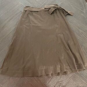 Talbots women’s line cotton bow midi skirt